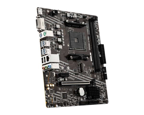 MSI B550M-A PRO Motherboard – PCIe 4.0, DDR4 64GB Support, HDMI & M.2 Slot - Image 4