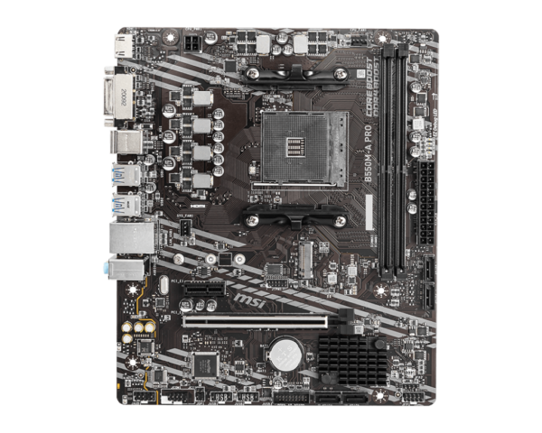 MSI B550M-A PRO Motherboard – PCIe 4.0, DDR4 64GB Support, HDMI & M.2 Slot - Image 2