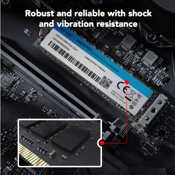 Lexar NM610 PRO M.2 2280 – High-Speed 1TB NVMe SSD - Image 3