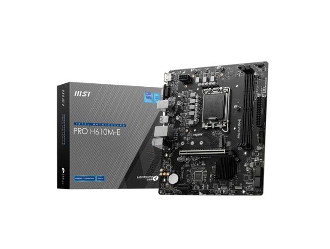 MSI PRO H610M-E