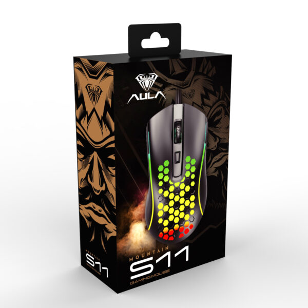AULA S11 Wired Gaming Mouse – Lightweight & Precise Performance - Image 5