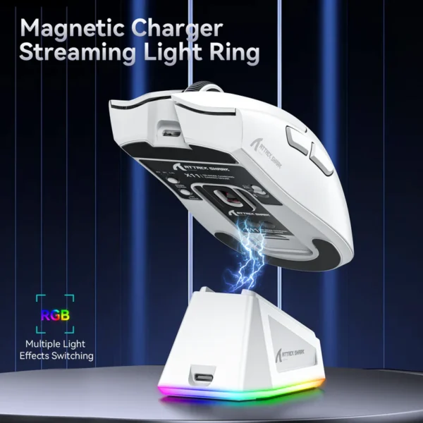 Attack Shark X11 – Wireless Gaming Mouse with Charging Dock - Image 8