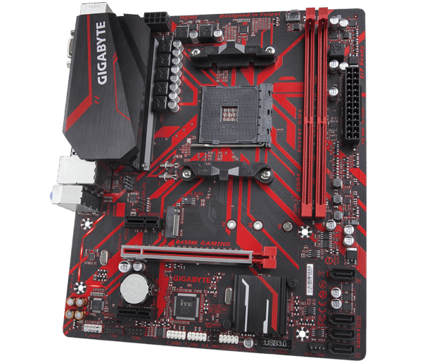 Gigabyte B450M Gaming AM4 Motherboard – microATX, RGB - Image 4
