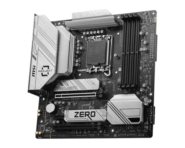 MSI B760M PROJECT ZERO DDR5 | Intel B760 Micro-ATX Board - Image 4
