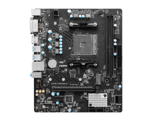 MSI B450M-A PRO MAX II – AMD B450 Micro-ATX Motherboard - Image 2