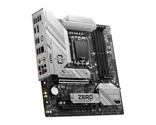 MSI B760M PROJECT ZERO DDR5 | Intel B760 Micro-ATX Board - Image 3