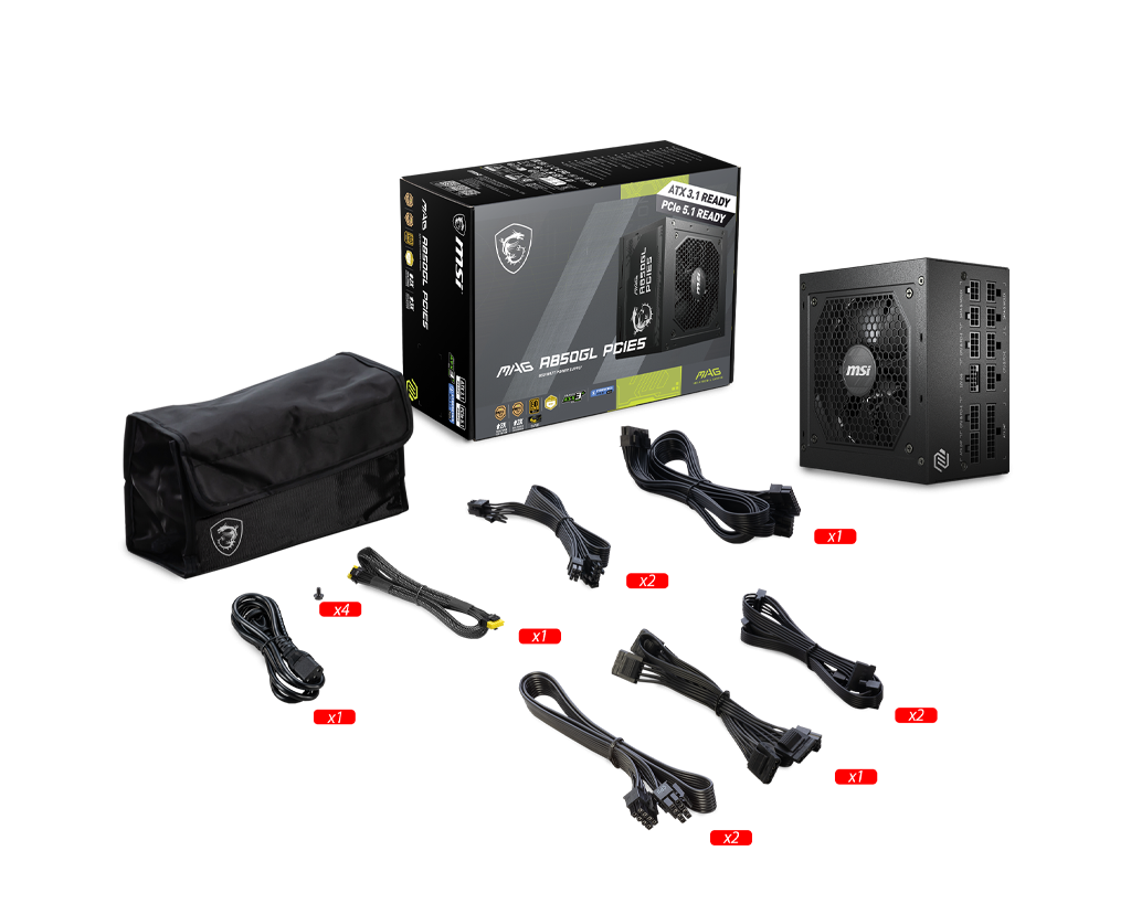 MSI MAG A850GL PCIE5 - Image 5