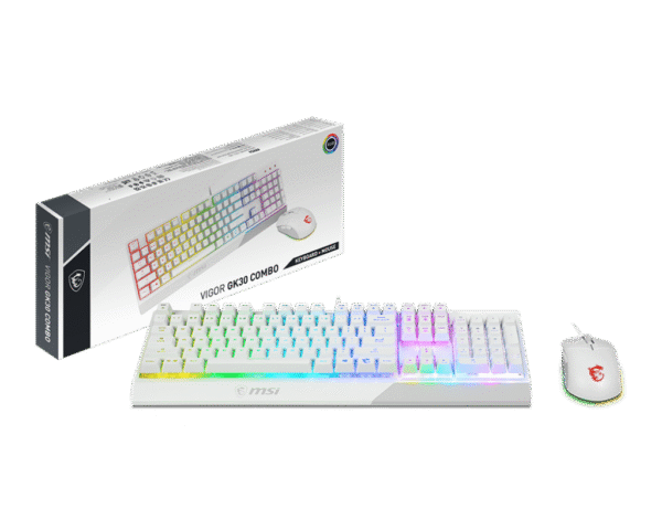 MSI VIGOR GK30 COMBO WHITE – Keyboard & Mouse Set - Image 5