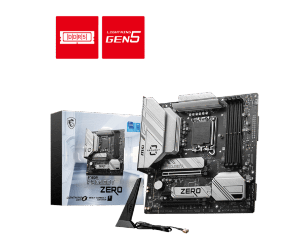 MSI B760M PROJECT ZERO DDR5 | Intel B760 Micro-ATX Board