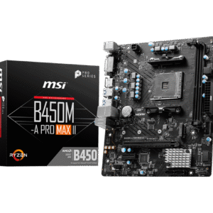 MSI B450M-A PRO MAX II – AMD B450 Micro-ATX Motherboard