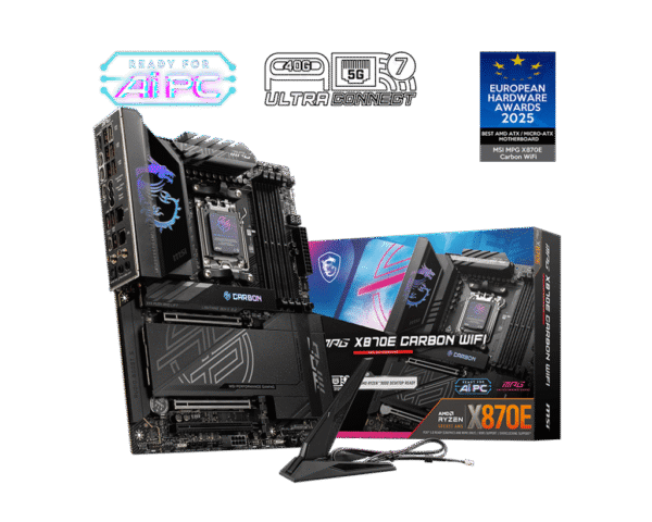MSI MPG X870E CARBON WIFI AM5 DDR5 Motherboard