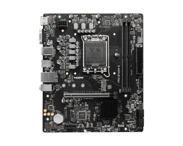 MSI PRO B760M-E DDR5 Motherboard | Intel B760 Micro-ATX - Image 2