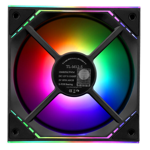 Thermalright TL-M12-S 120mm Case Fan Black - Image 5