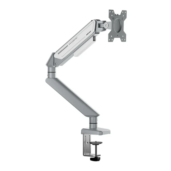 Anda Seat Stealth II Adjustable Monitor Arm – Silver White - Image 3