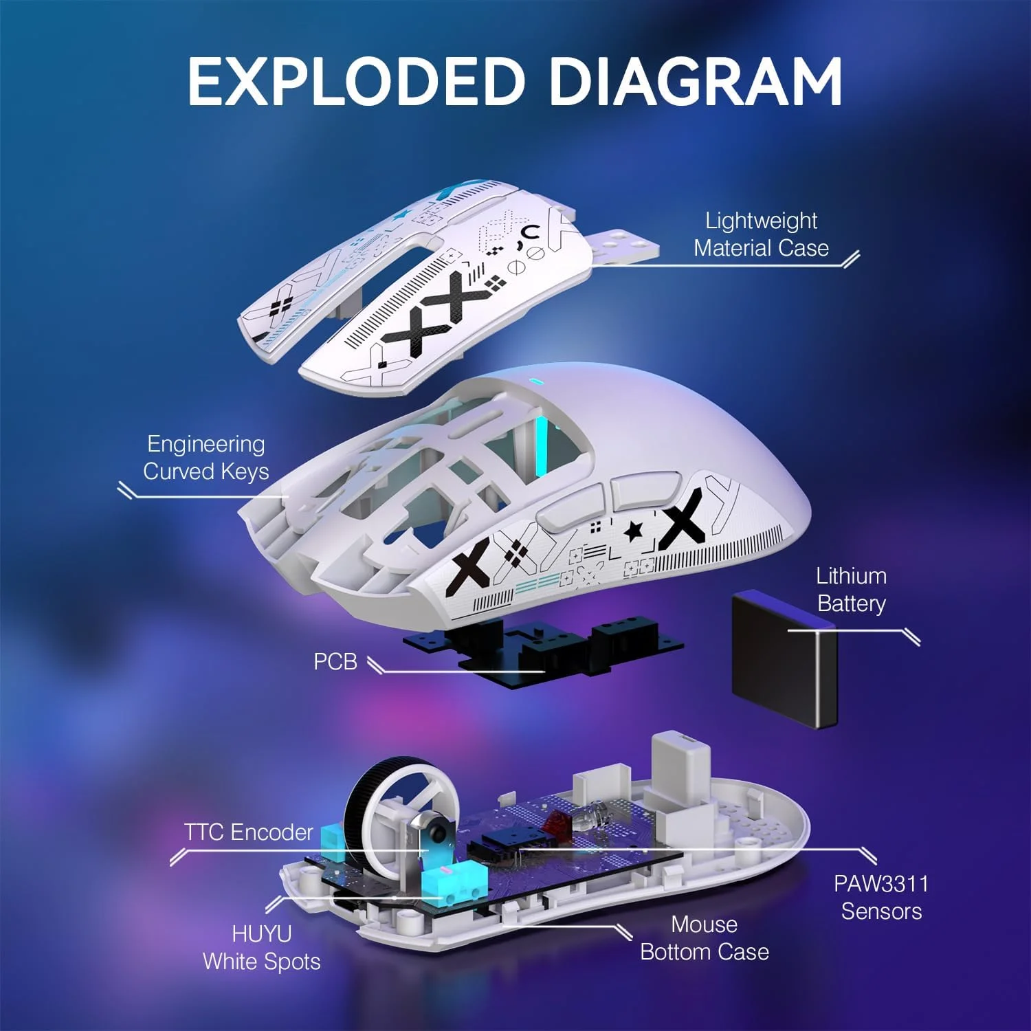 Attack Shark X11 Gaming Mouse - Image 8