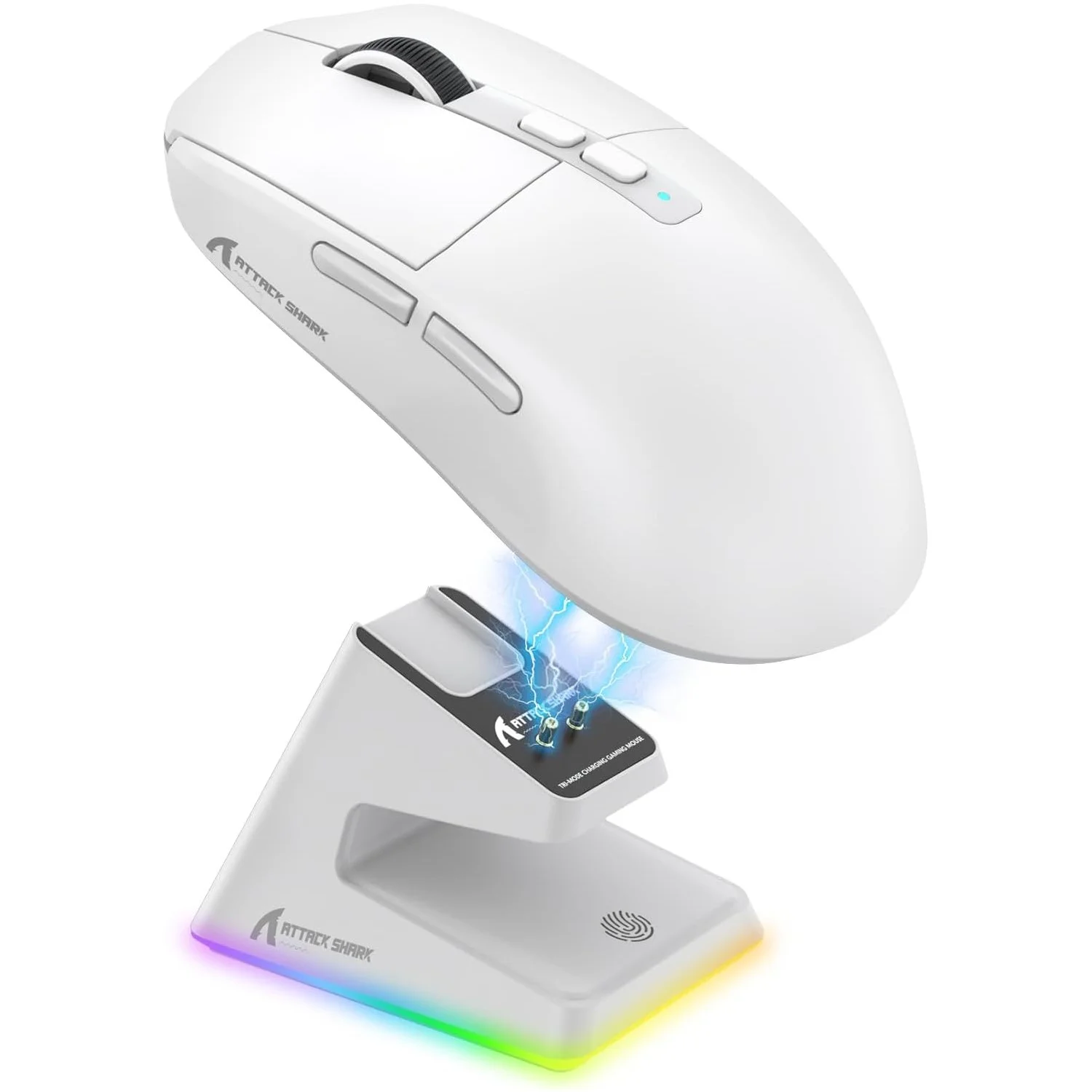 Attack Shark X6 Gaming Mouse Black & White – RGB - Image 3