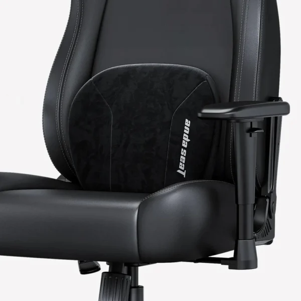 Anda Seat Novis Memory Lumbar Pillow L – Black Fabric - Image 2