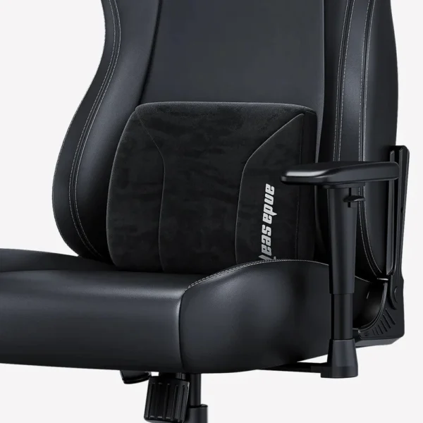 Anda Seat Novis Memory Lumbar Pillow XL – Black Fabric - Image 2