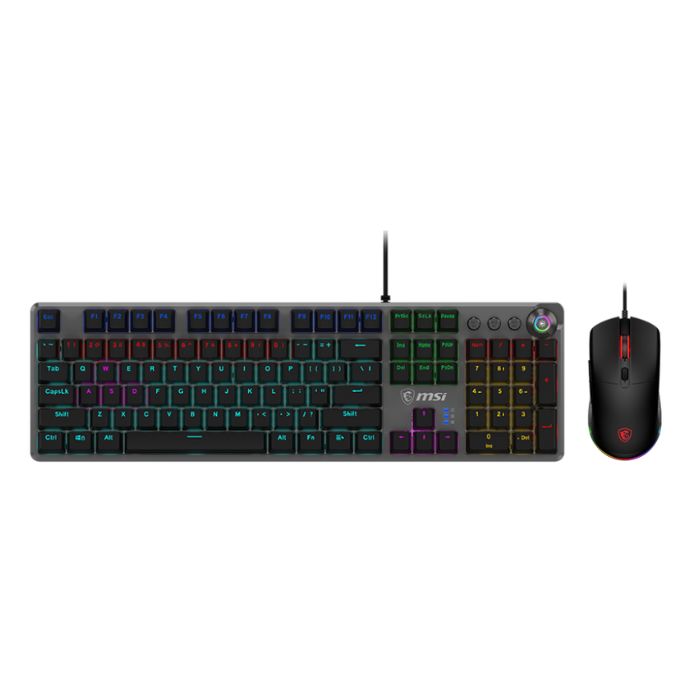 MSI FORGE GK310 COMBO – Red Switches Keyboard & Mouse