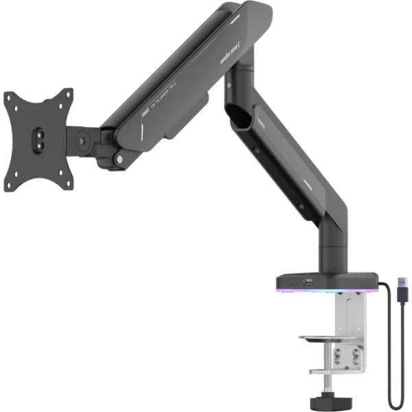 Anda Seat Stealth Pro II RGB Monitor Arm – Black - Image 2