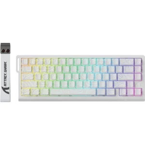 Attack Shark X68 HE 60% Gaming Keyboard – White