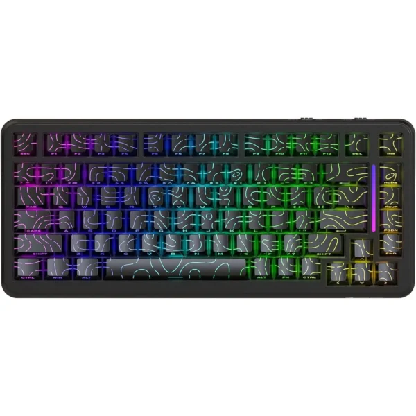 Attack Shark X82 PRO HE – Black 75% RGB Gaming Keyboard