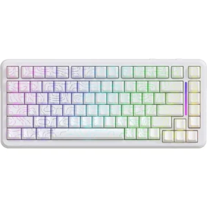 Attack Shark X82 PRO HE – White 75% RGB Gaming Keyboard