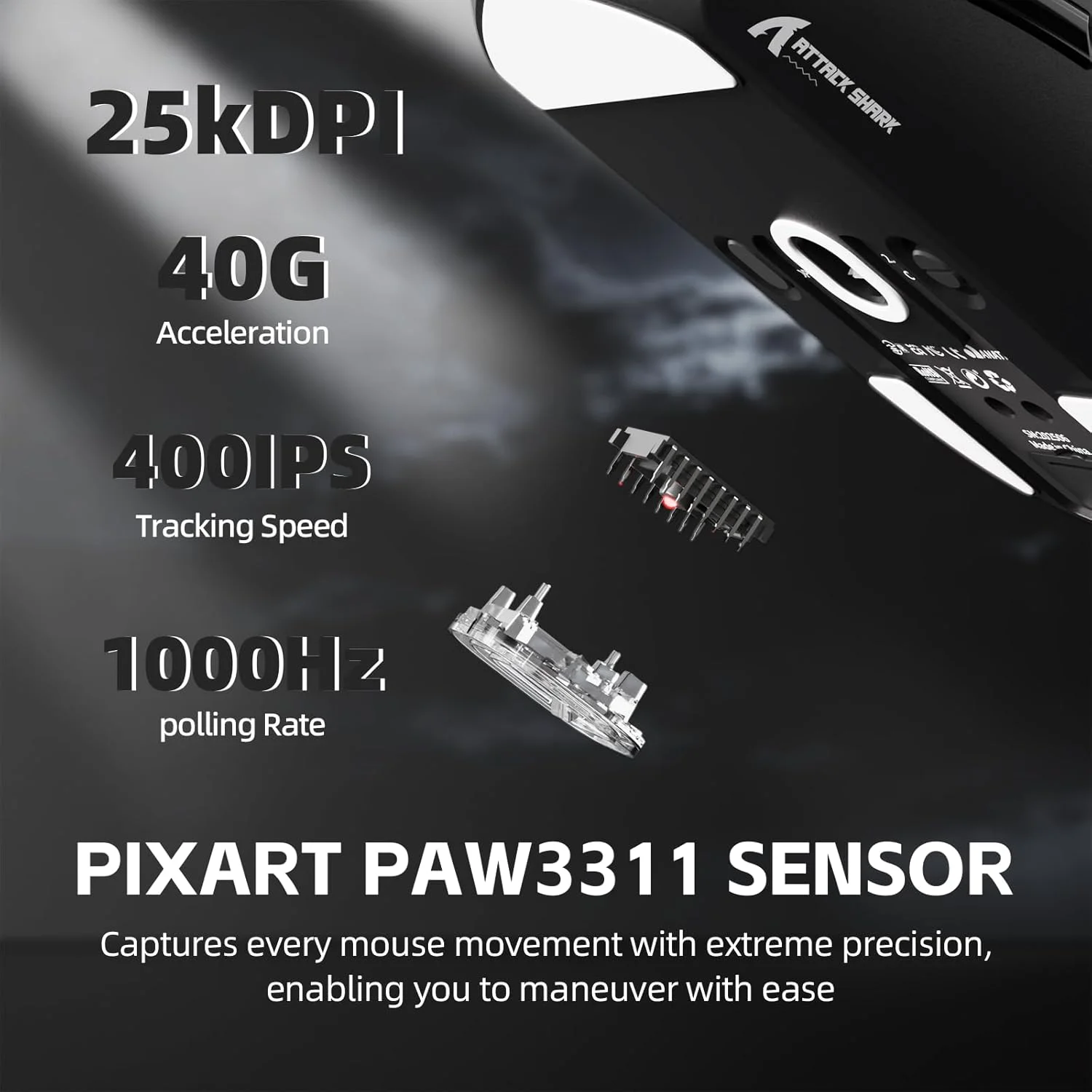 Attack Shark G3 Pro Gaming Mouse - Image 5