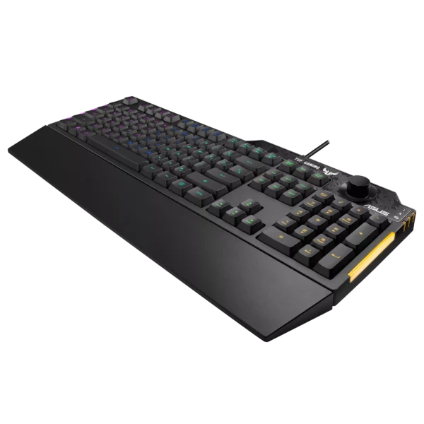 TUF Gaming K1 – RGB Gaming Keyboard with Volume Knob - Image 5