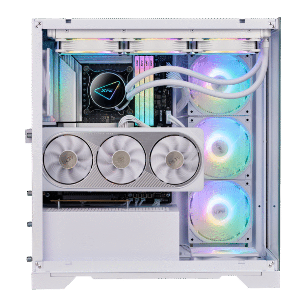 XPG INVADER X Mid-Tower PC Chassis – Black & White - Image 4