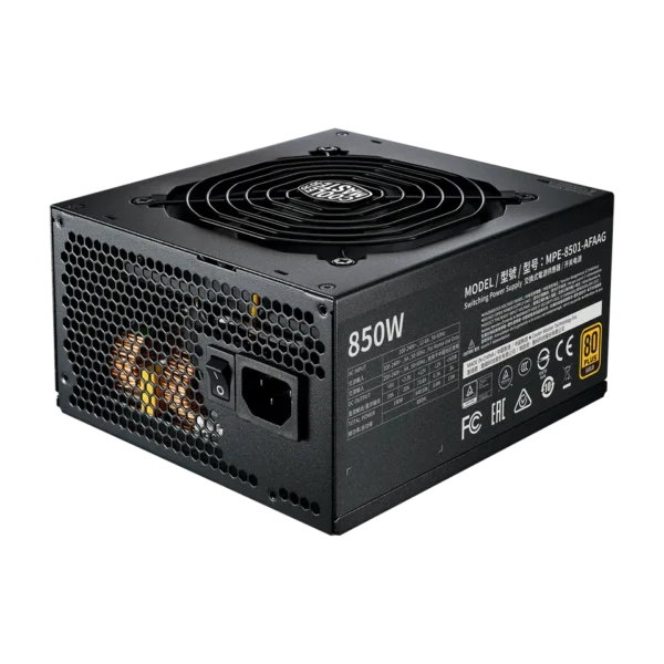 Cooler Master MWE Gold 850 – Full Modular 80+ Gold PSU - Image 2