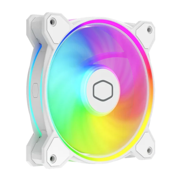 Cooler Master MF120 Halo² White – Dual Loop ARGB 120mm Fan
