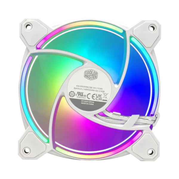 Cooler Master MF120 Halo² White – Dual Loop ARGB 120mm Fan - Image 5