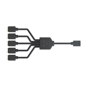 Cooler Master ARGB 1-to-5 Splitter Cable – 5V 3-Pin RGB