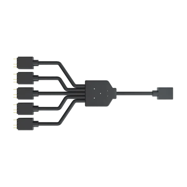 Cooler Master ARGB 1-to-5 Splitter Cable – 5V 3-Pin RGB