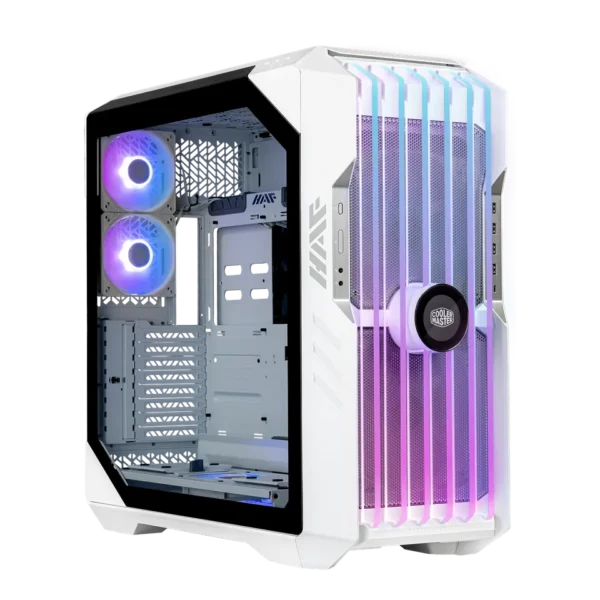Cooler Master HAF 700 EVO White – E-ATX ARGB Case with LCD Display