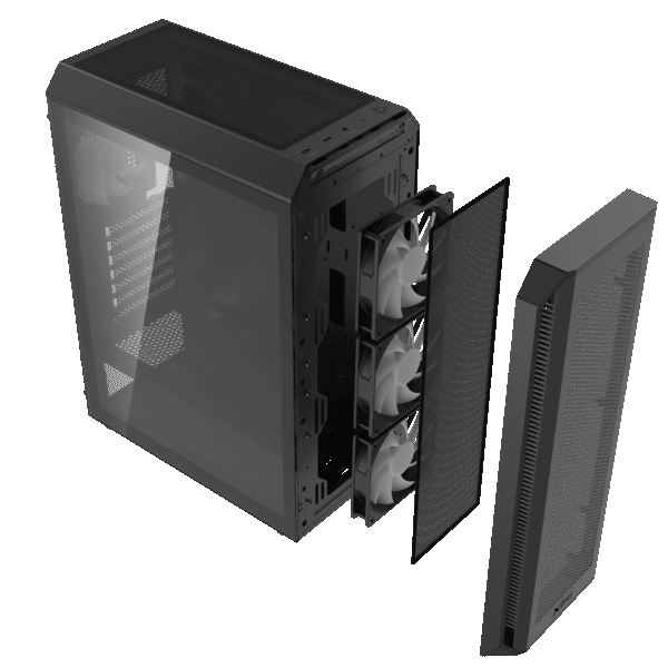 XPG VALOR AIR PLUS Mid-Tower Gaming Chassis – Black - Image 9