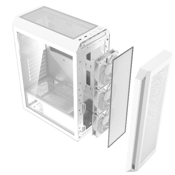 XPG VALOR AIR PLUS Mid-Tower Gaming Chassis – White - Image 10
