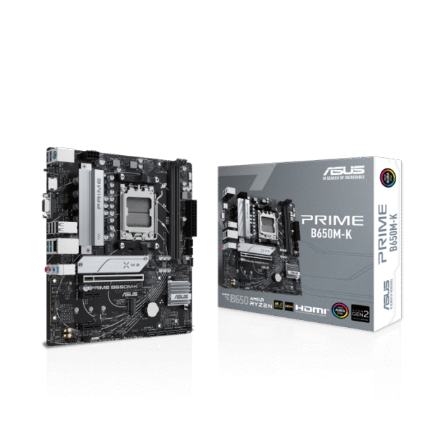 ASUS PRIME B650M-K – B650 DDR5 Micro-ATX Motherboard