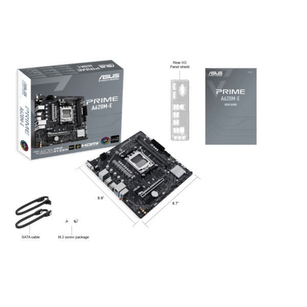 ASUS PRIME A620M-E – A620 DDR5 Micro-ATX Board - Image 8