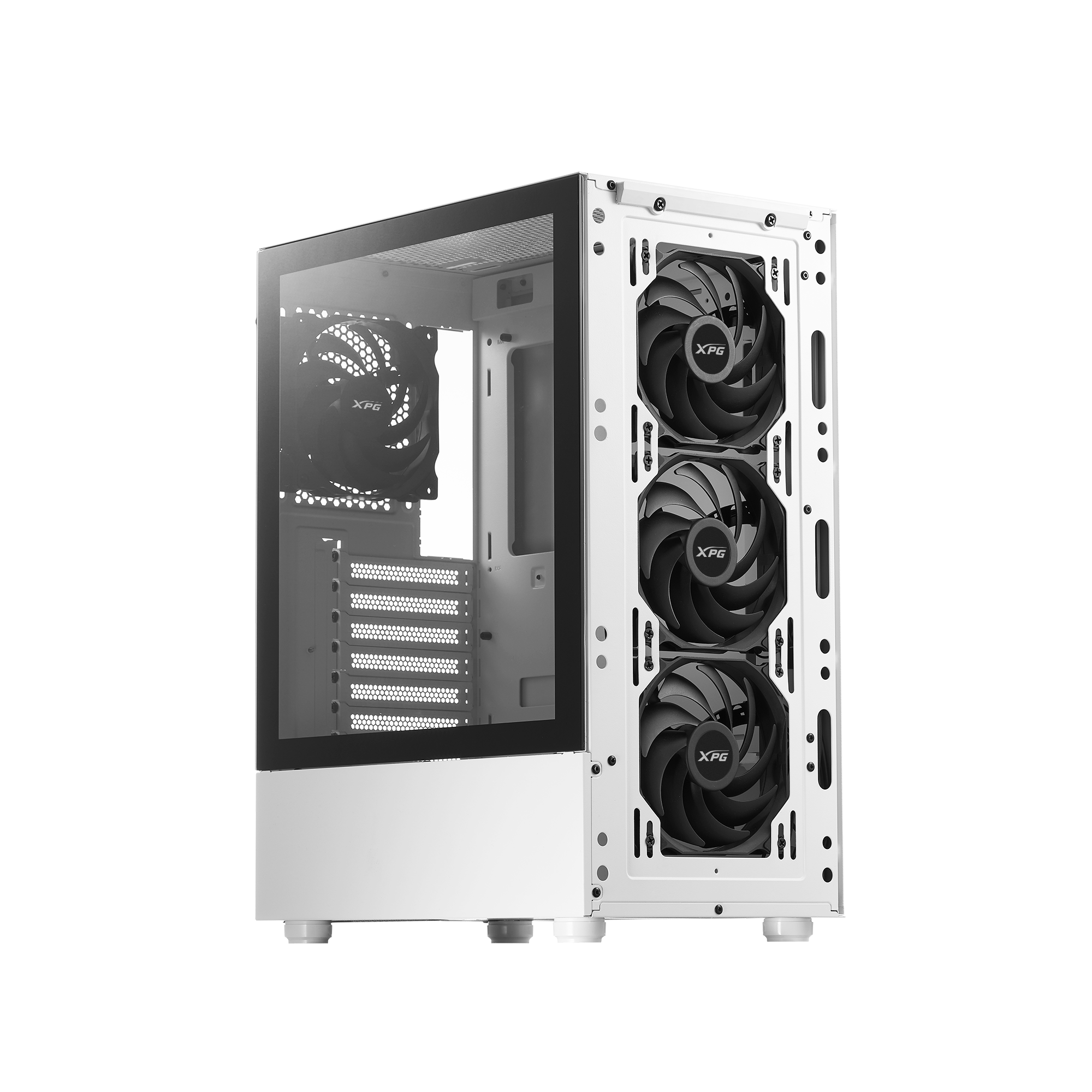 XPG VALOR MESH Compact Mid-Tower Chassis – Black & White - Image 9