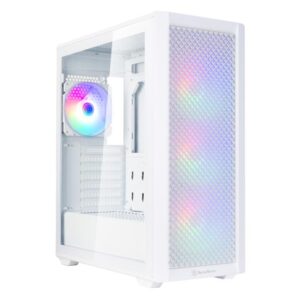 SilverStone FARA 515XR Mid-Tower ATX Case (White)