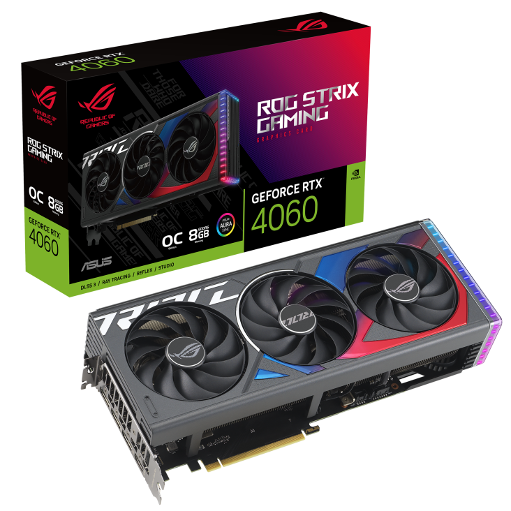 ASUS ROG Strix GeForce RTX 4060 Gaming OC 8GB