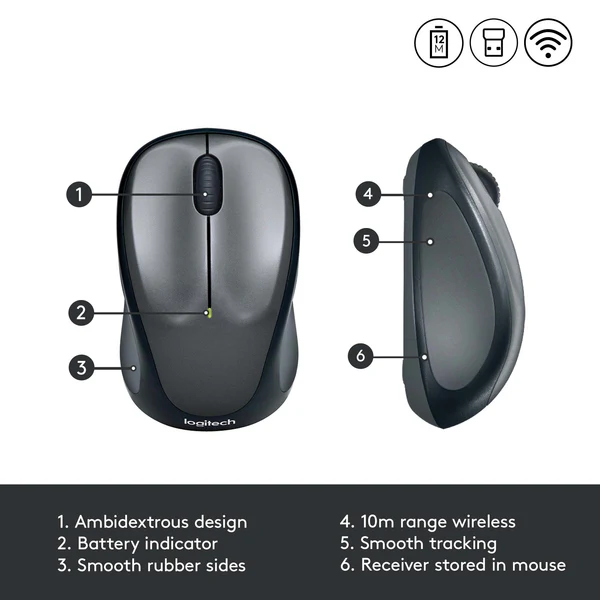 Logitech M235 Wireless Mouse – Compact & Comfortable - Image 4