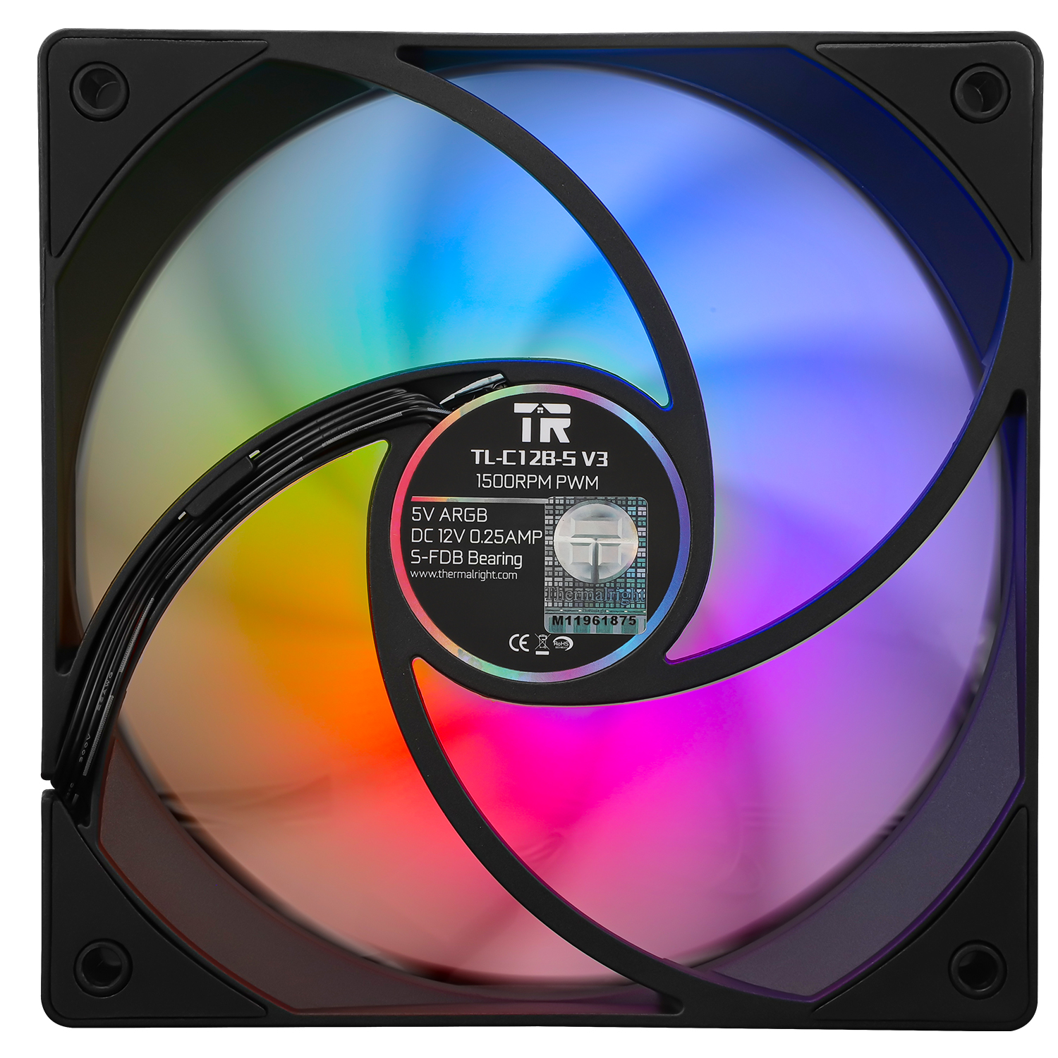 Thermalright TL-C12B-S V3 X3 Case Fan Pack - Image 5