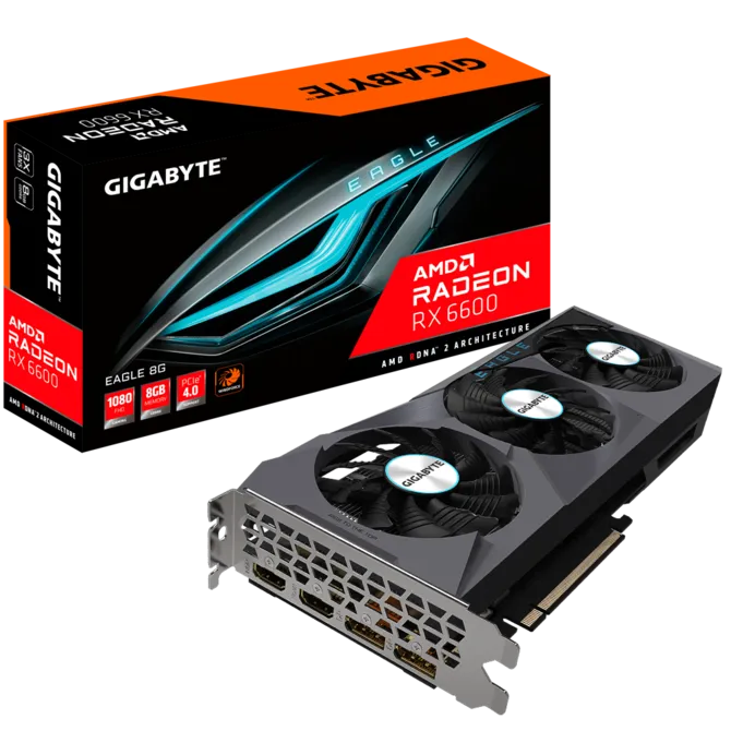 GIGABYTE Radeon RX 6600 Eagle 8G Graphics Card