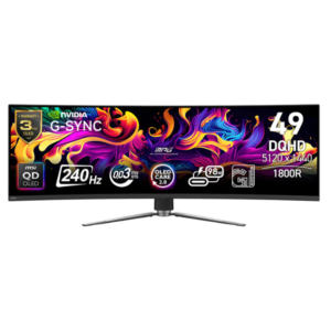 MSI MPG 491CQPX QD-OLED – 49" Ultrawide Gaming Monitor