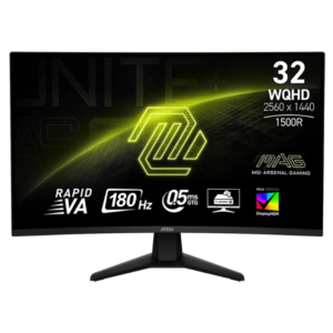 MSI MAG 32CQ6F 32" Curved QHD 165Hz Gaming Monitor