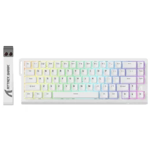 Attack Shark X68 HE 60% Gaming Keyboard – White