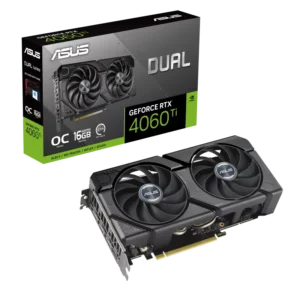 ASUS RTX 4060 Ti EVO OC – Dual 16GB GDDR6 Gaming GPU